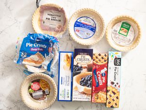 A selection of frozen pie crusts.