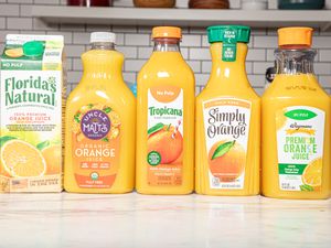 5 of the 6 orange juices