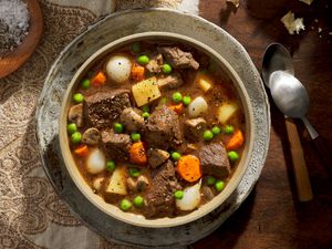 Overhead view of All American Stew